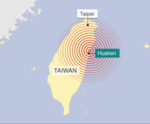 台湾東部地震